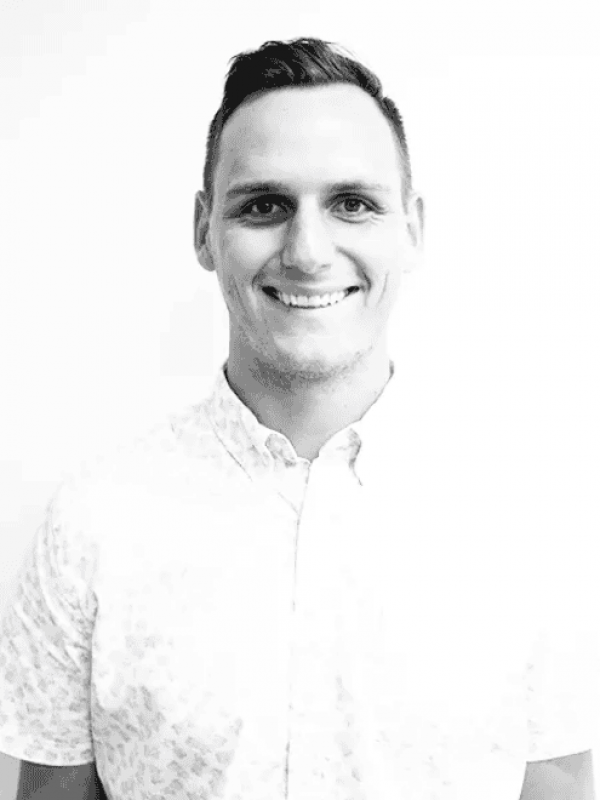 Portrait of Daniel Rafter, smiling, at BlueWave Resource Partners.